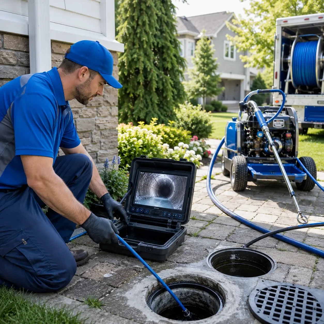 Outdoor drain cleaning professionals serving Guilford, NY